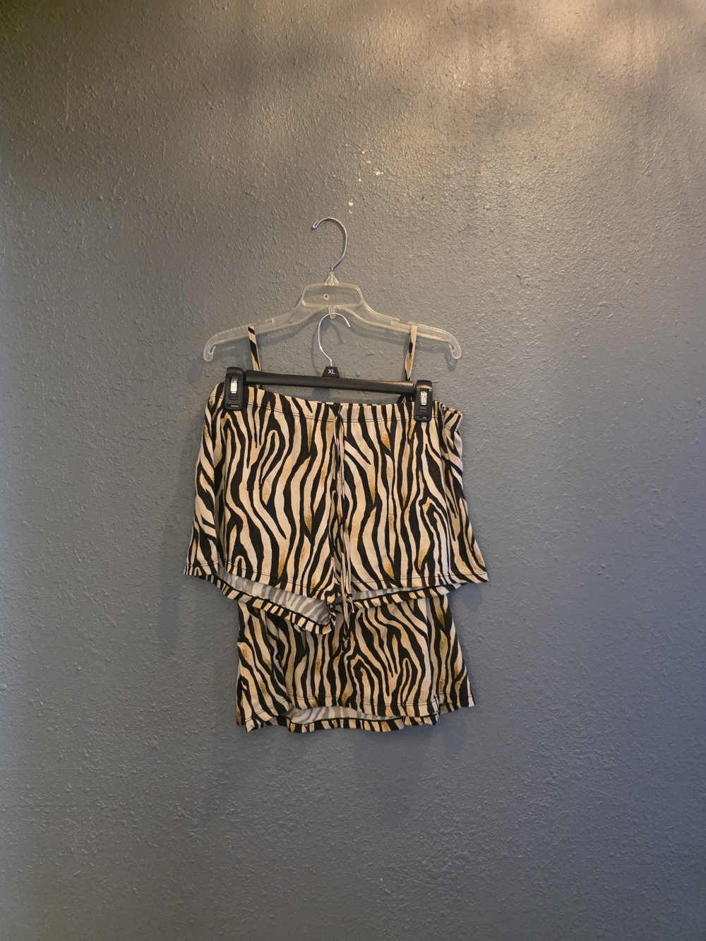 Zebra Print Black & Cream Pj Set - Picture 3 of 5